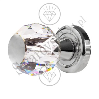 Gałka kryształowa VERONICA 900PR CR - chromowana błyszcząca