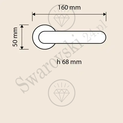 Klamka Havana Mesh 102 CR - chromowana