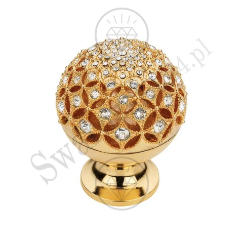 SOGNO OZ 33 mm gałka meblowa z kryształem Swarovski®