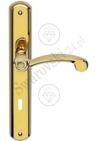 Klamka Cosmic 1335PL z otworem na klucz OZ - pozłacana