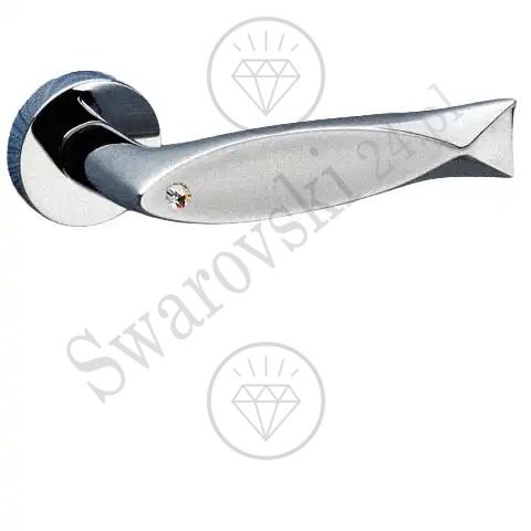Klamka Fish Crystal 023 CS - chromowana matowa